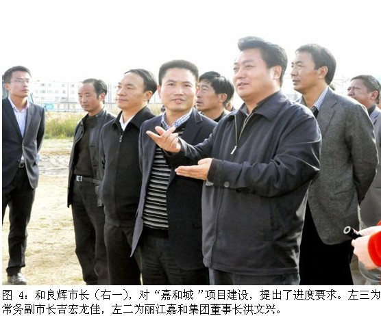 和良辉市长一行调研“嘉和城”项目建设情况