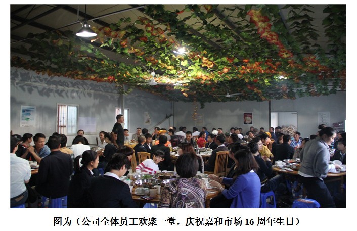 热烈庆祝嘉和建材家居市场成立16周年